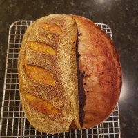 A photo of my sourdough bread