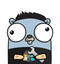 A stylized gopher of Benji