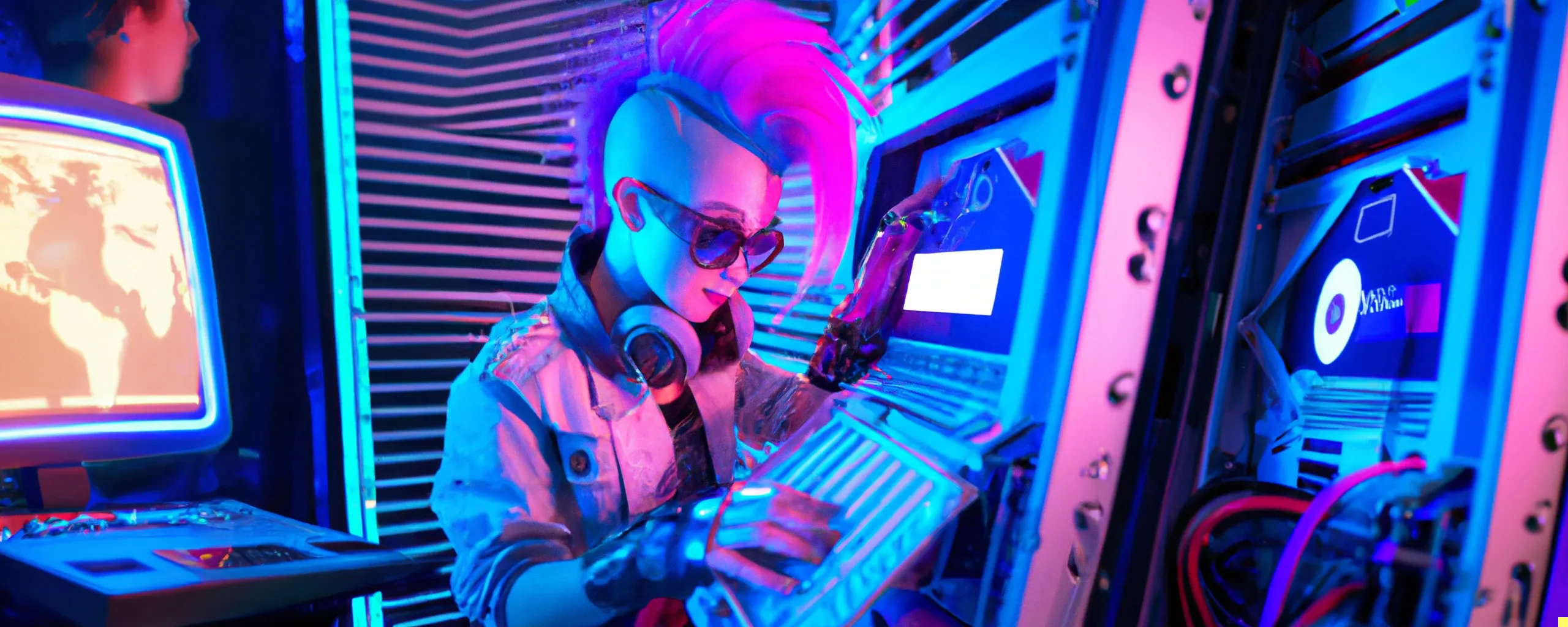 Stylized Image of a Hacker